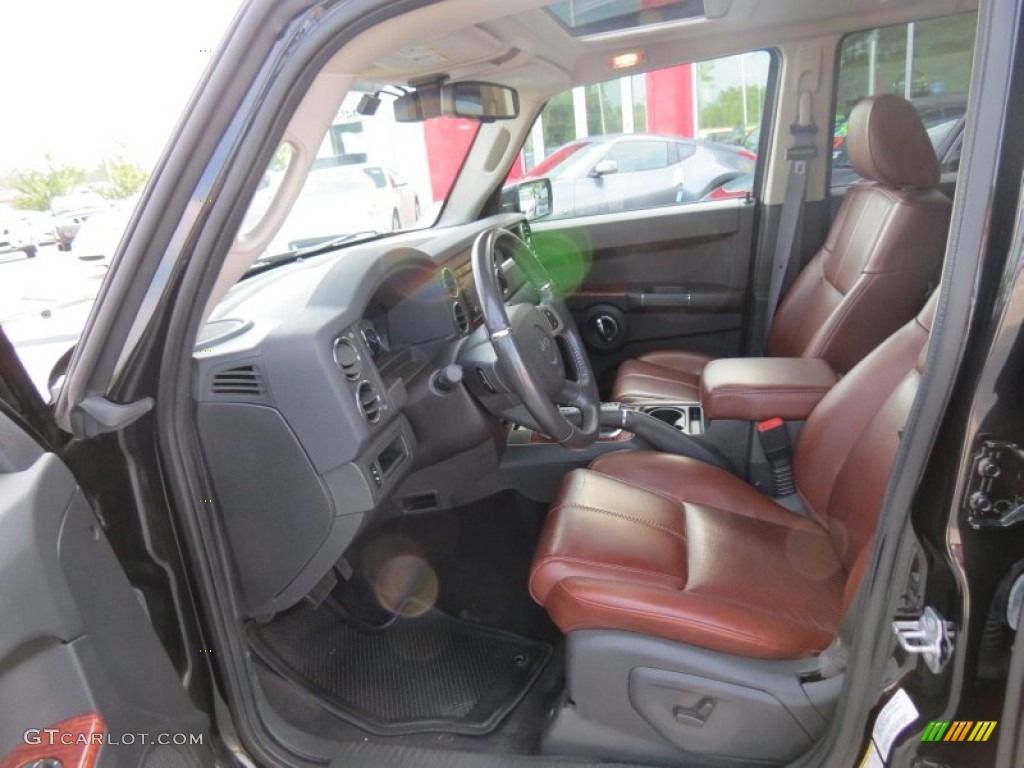 2009 Jeep Commander Limited 4x4 Front Seat Photo #66588525
