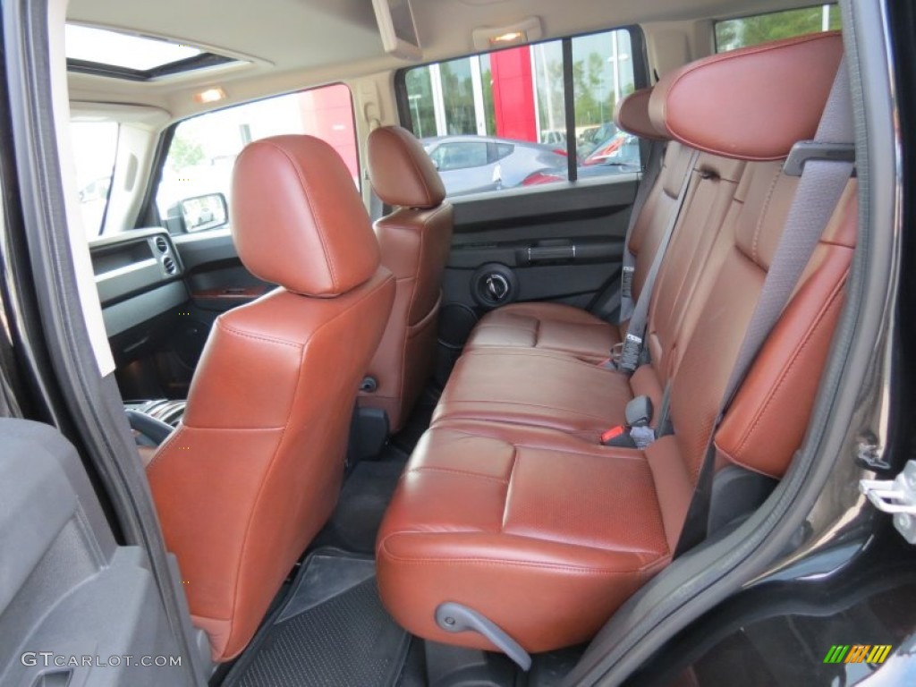 Saddle Brown Interior 2009 Jeep Commander Limited 4x4 Photo #66588552