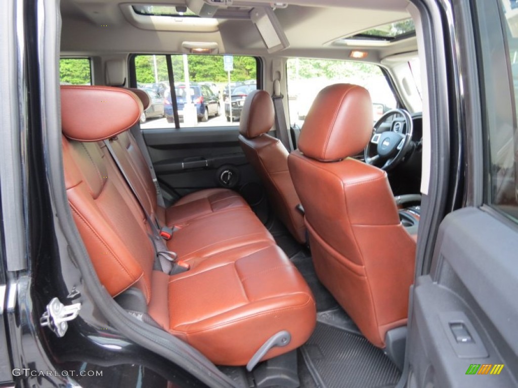 Saddle Brown Interior 2009 Jeep Commander Limited 4x4 Photo #66588621