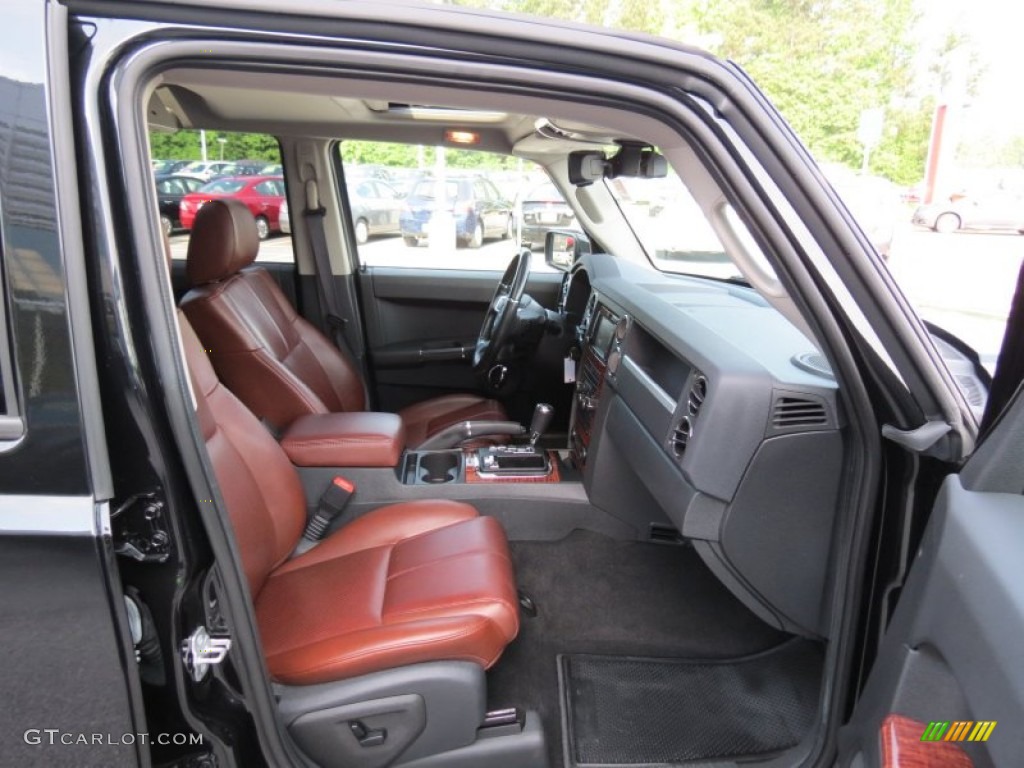 Saddle Brown Interior 2009 Jeep Commander Limited 4x4 Photo #66588627