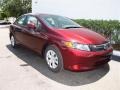 Crimson Pearl - Civic LX Sedan Photo No. 1