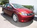 Crimson Pearl - Civic LX Sedan Photo No. 1