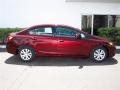 Crimson Pearl - Civic LX Sedan Photo No. 2