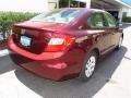 Crimson Pearl - Civic LX Sedan Photo No. 3