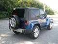 2010 Deep Water Blue Pearl Jeep Wrangler Sahara 4x4  photo #7