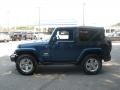 2010 Deep Water Blue Pearl Jeep Wrangler Sahara 4x4  photo #10