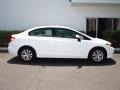Taffeta White - Civic LX Sedan Photo No. 2