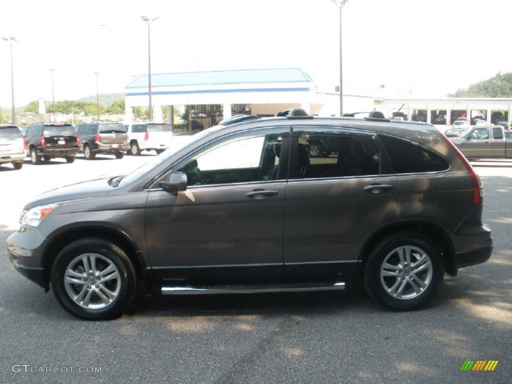 2011 CR-V EX-L - Urban Titanium Metallic / Black photo #10