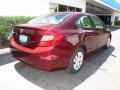 Crimson Pearl - Civic LX Sedan Photo No. 3