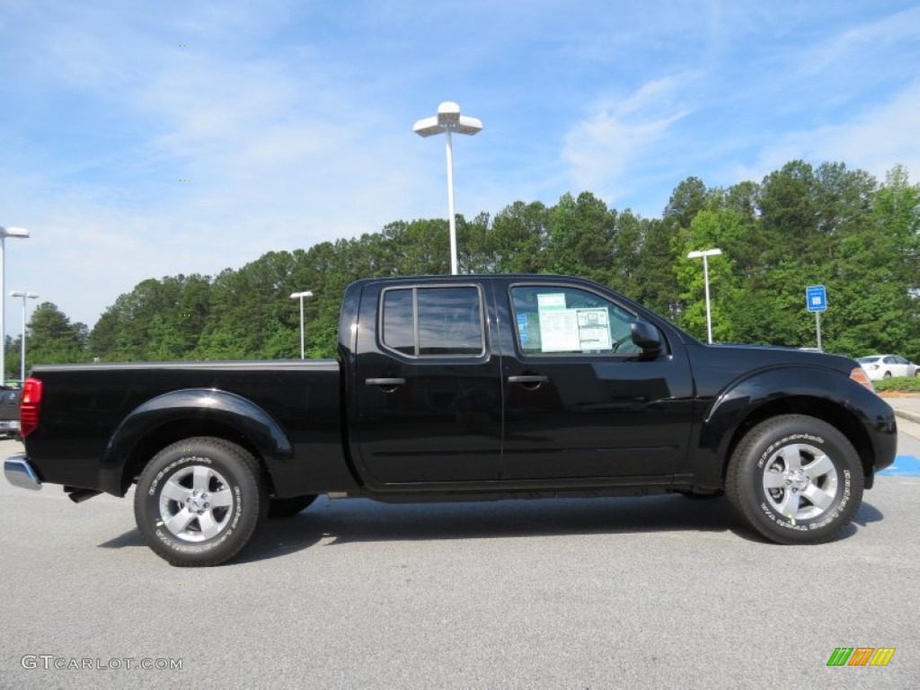 Super Black 2012 Nissan Frontier SV Crew Cab Exterior Photo #66589317