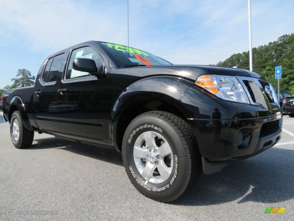 Super Black 2012 Nissan Frontier SV Crew Cab Exterior Photo #66589326