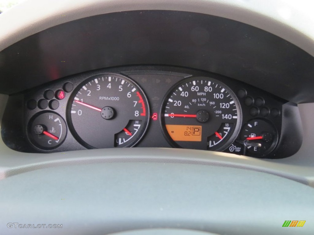 2012 Nissan Frontier SV Crew Cab Gauges Photo #66589401