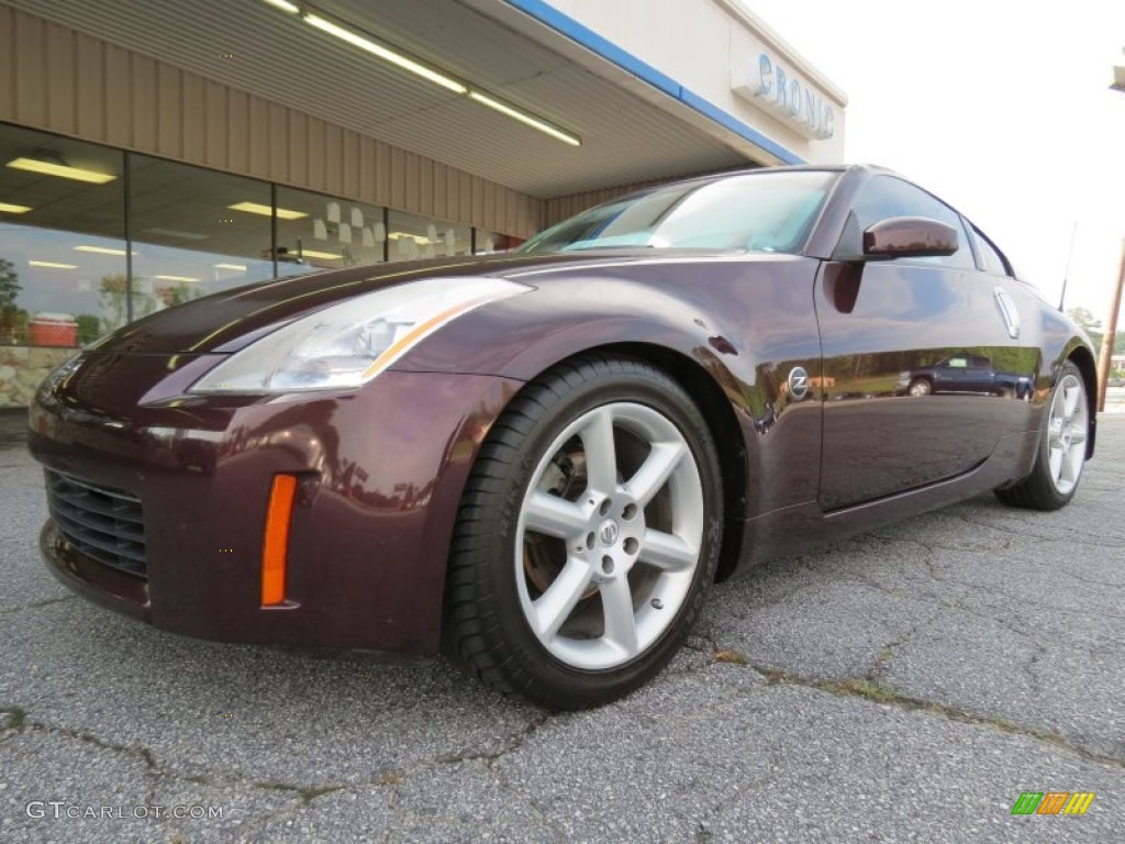 2003 350Z Enthusiast Coupe - Brickyard / Carbon Black photo #3