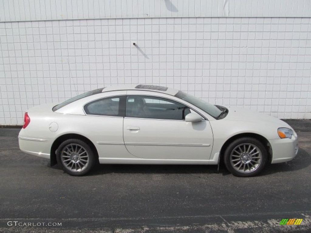2004 Sebring Limited Coupe - Satin White Pearl / Taupe photo #2