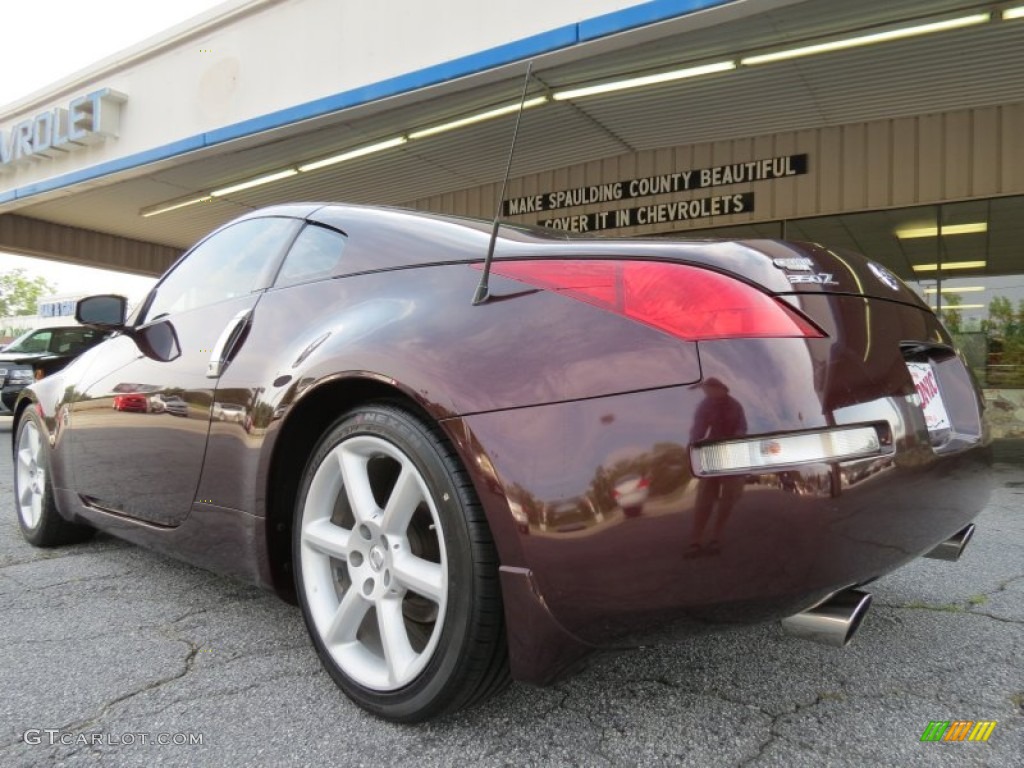 2003 350Z Enthusiast Coupe - Brickyard / Carbon Black photo #5