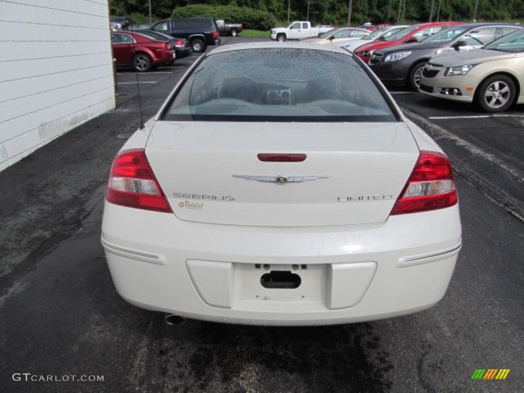 2004 Sebring Limited Coupe - Satin White Pearl / Taupe photo #8