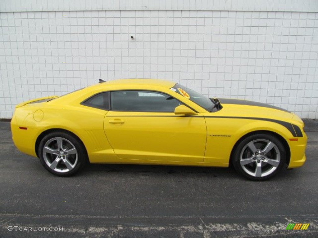 Rally Yellow 2011 Chevrolet Camaro SS/RS Coupe Exterior Photo #66590675