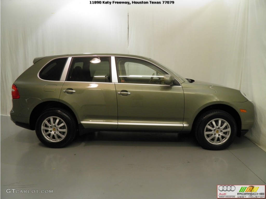 2008 Cayenne Tiptronic - Olive Green Metallic / Havanna/Sand Beige photo #6