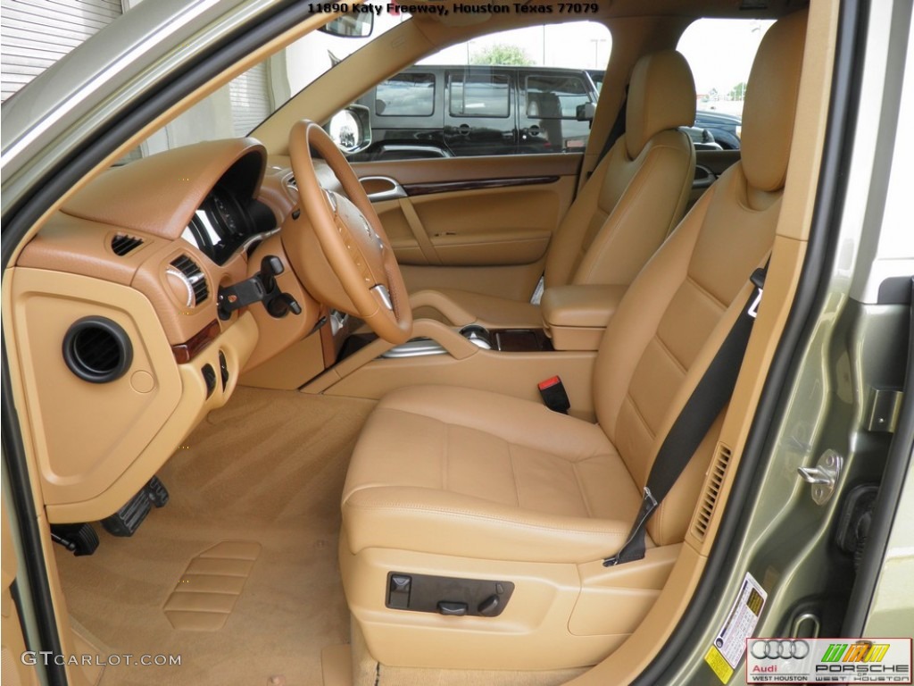 2008 Cayenne Tiptronic - Olive Green Metallic / Havanna/Sand Beige photo #7