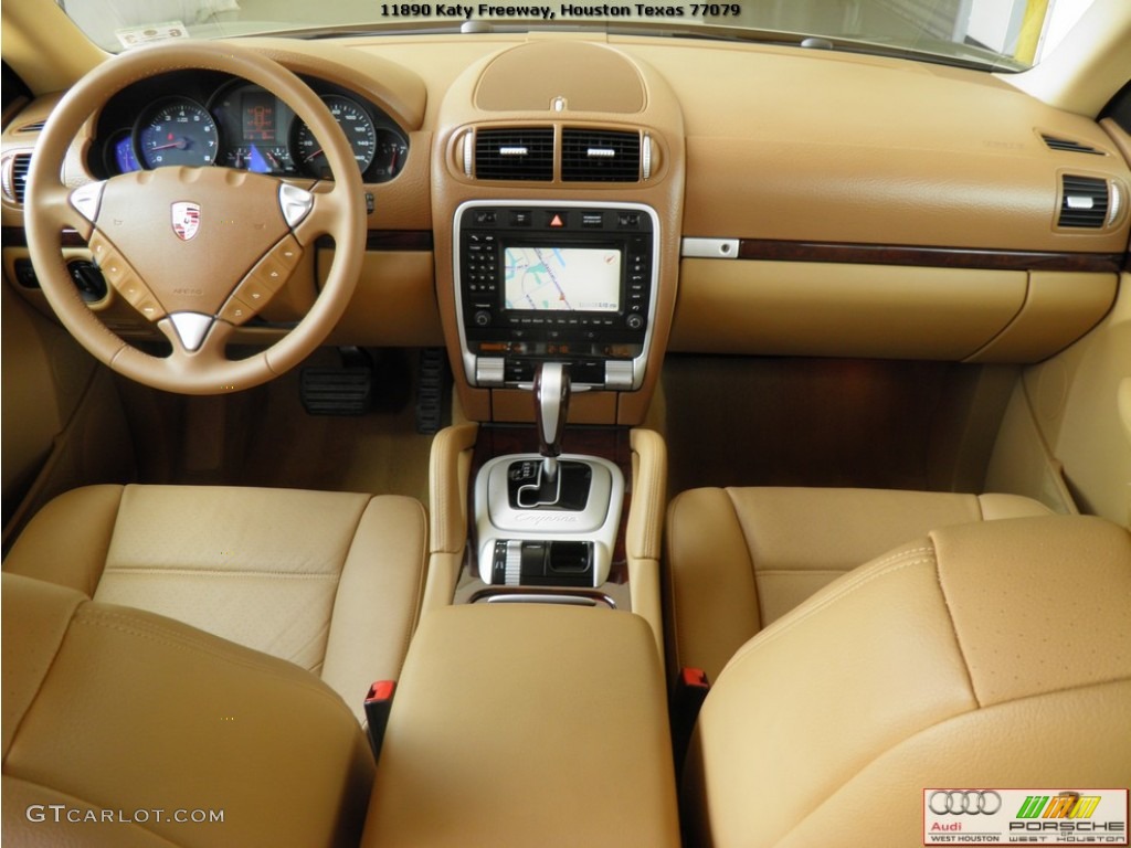 2008 Cayenne Tiptronic - Olive Green Metallic / Havanna/Sand Beige photo #15