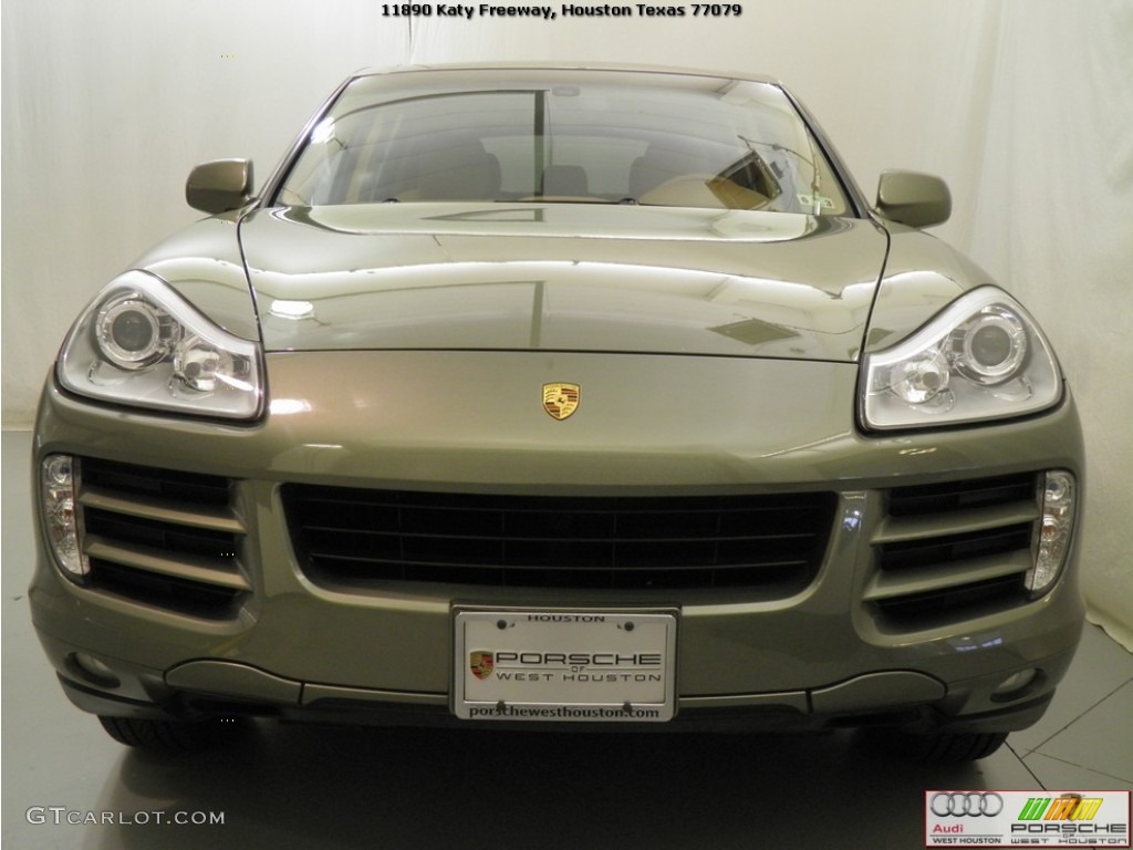 2008 Cayenne Tiptronic - Olive Green Metallic / Havanna/Sand Beige photo #19