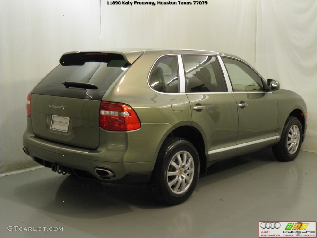 2008 Cayenne Tiptronic - Olive Green Metallic / Havanna/Sand Beige photo #23