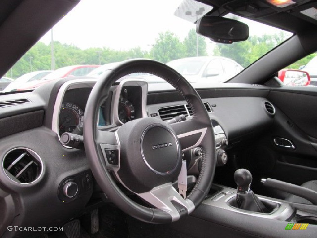 2011 Chevrolet Camaro SS/RS Coupe Black Steering Wheel Photo #66591575