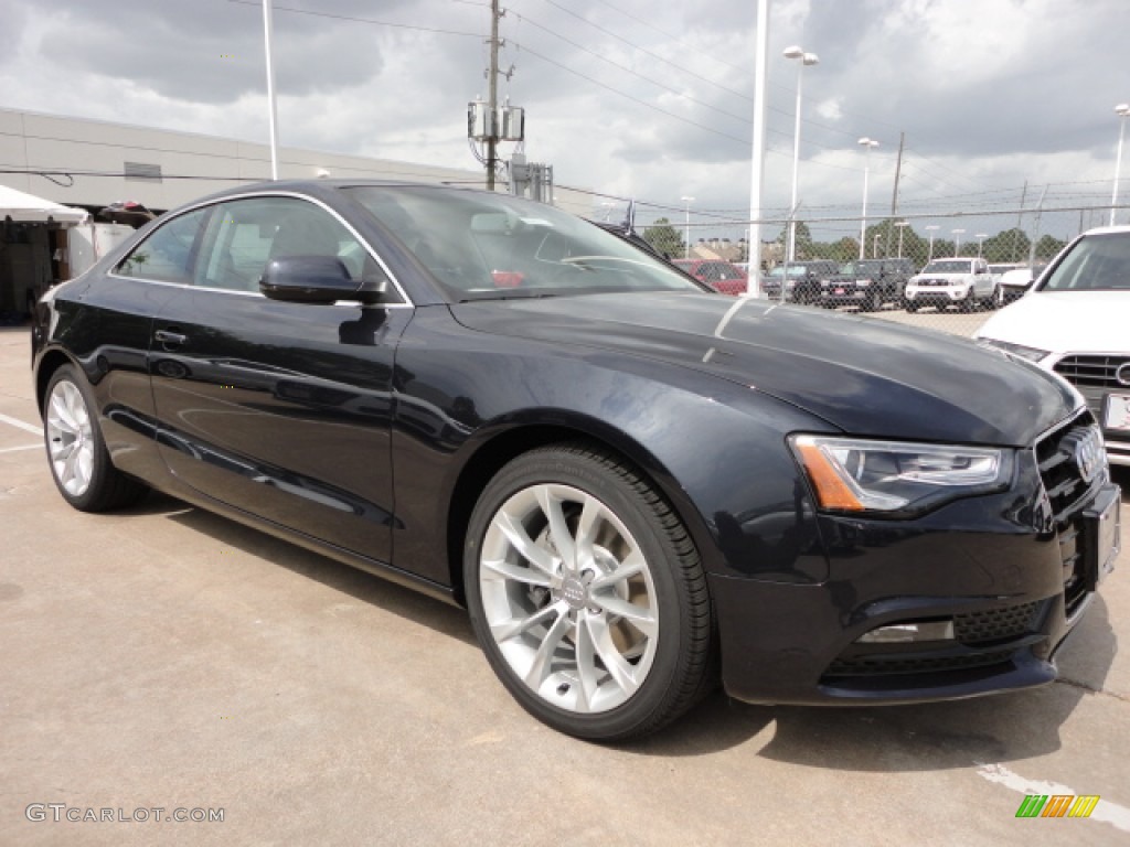 2013 A5 2.0T quattro Coupe - Moonlight Blue Metallic / Black photo #1