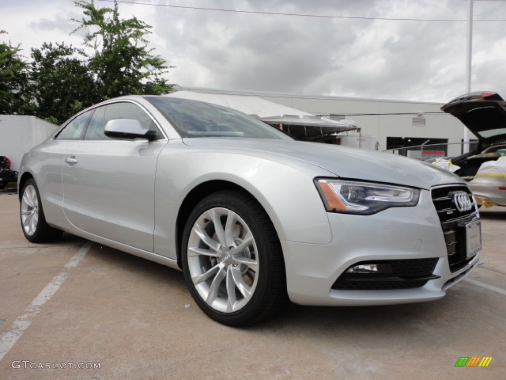 Ice Silver Metallic 2013 Audi A5 2.0T quattro Coupe Exterior Photo #66592098