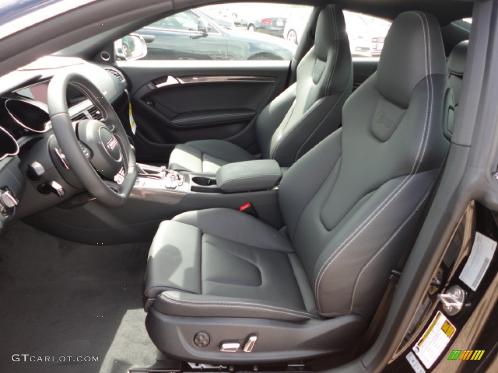 Black Interior 2013 Audi S5 3.0 TFSI quattro Coupe Photo #66592235