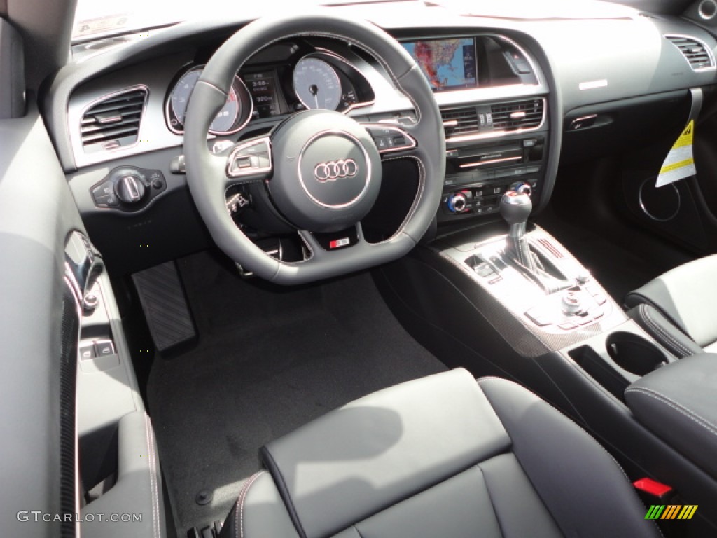 2013 Audi S5 3.0 TFSI quattro Coupe Black Dashboard Photo #66592252