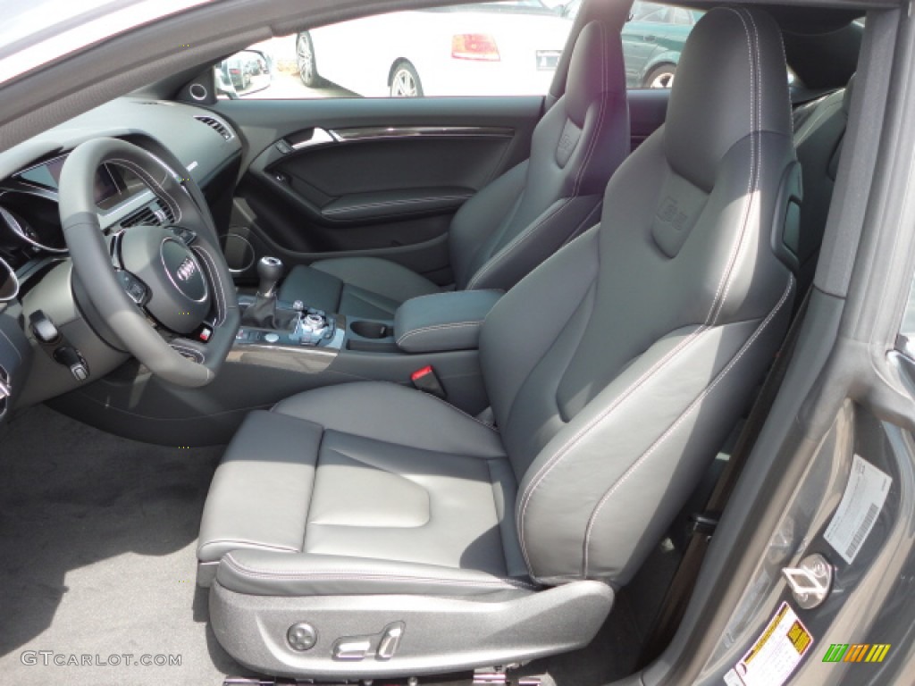 Black Interior 2013 Audi S5 3.0 TFSI quattro Coupe Photo #66592332