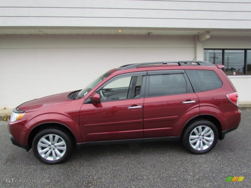 Camelia Red Metallic 2011 Subaru Forester 2.5 X Limited Exterior Photo #66592695