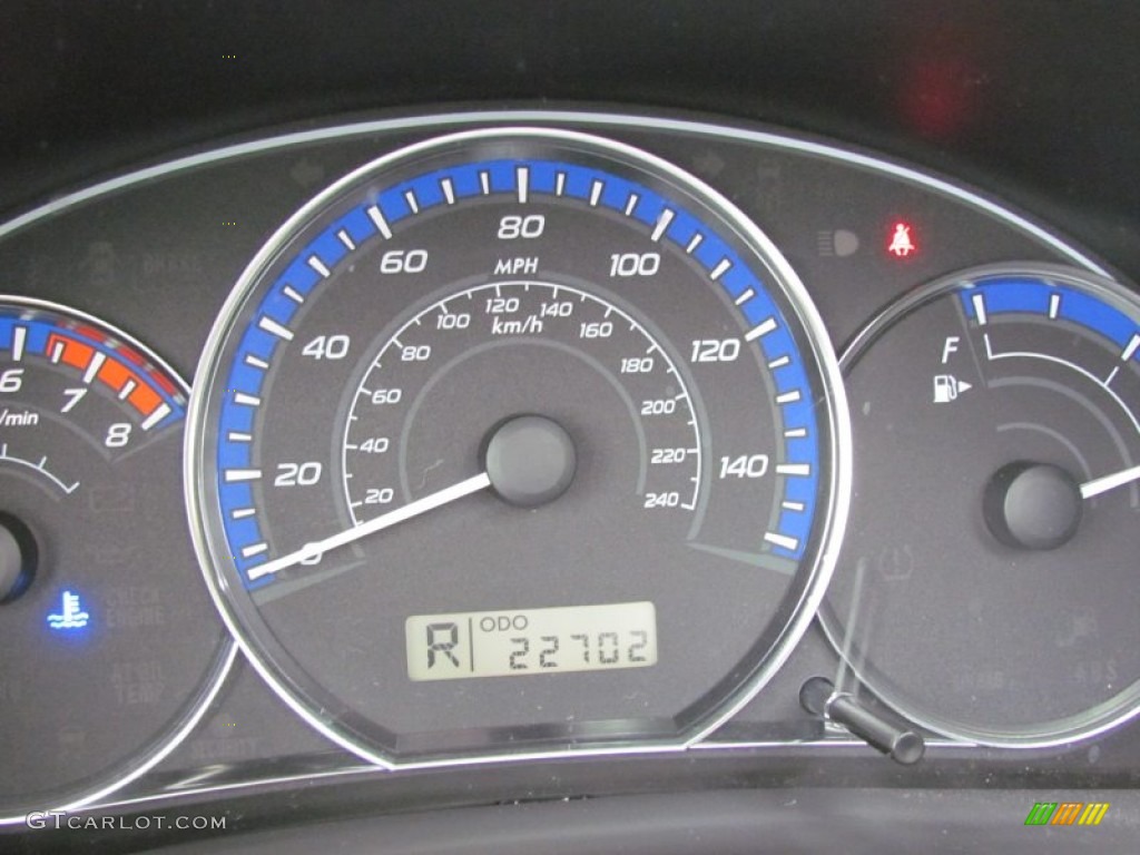 2011 Subaru Forester 2.5 X Limited Gauges Photo #66592796