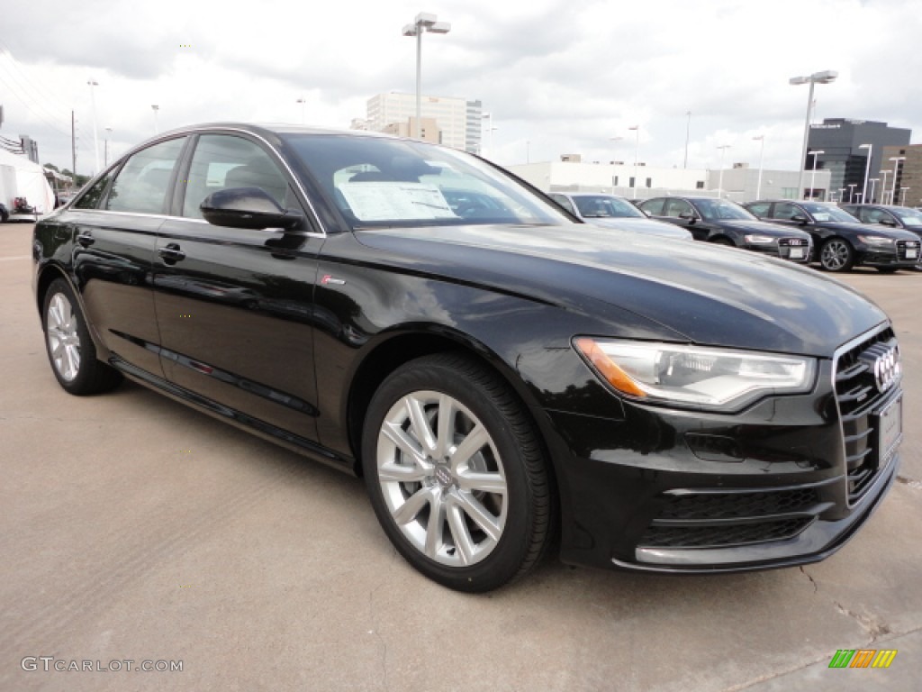 2012 A6 3.0T quattro Sedan - Havana Black Metallic / Nougat Brown photo #1