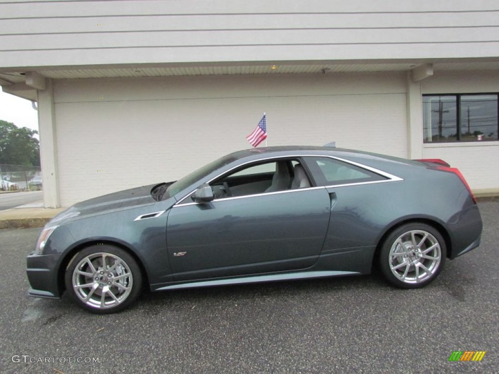Thunder Gray ChromaFlair 2012 Cadillac CTS -V Coupe Exterior Photo #66593254