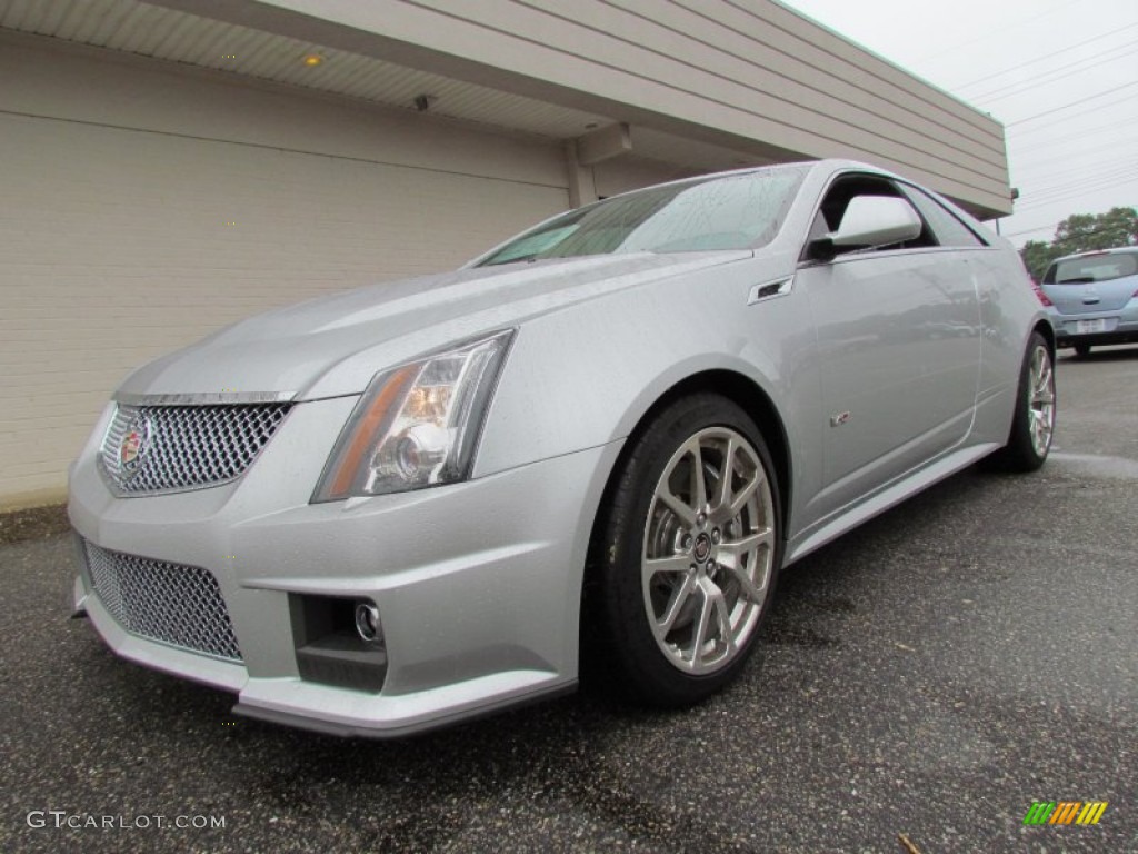 Radiant Silver Metallic 2012 Cadillac CTS -V Coupe Exterior Photo #66593364