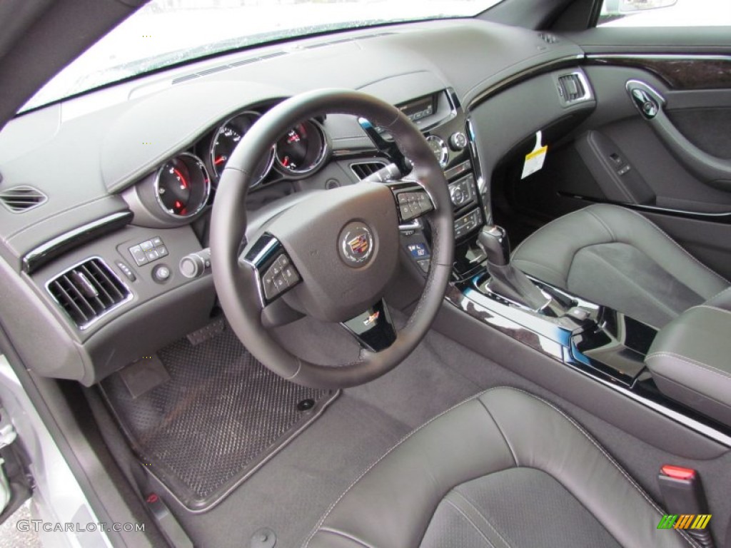 Ebony/Ebony Interior 2012 Cadillac CTS -V Coupe Photo #66593416