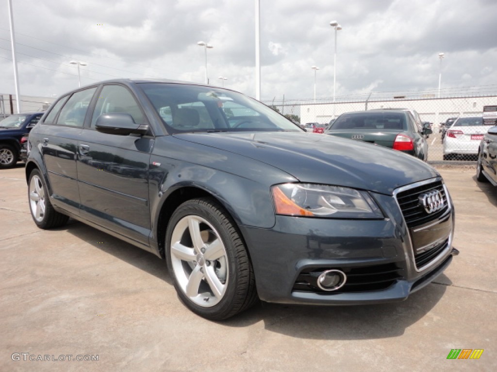 Meteor Gray Pearl Effect 2012 Audi A3 2.0 TDI Exterior Photo #66593437