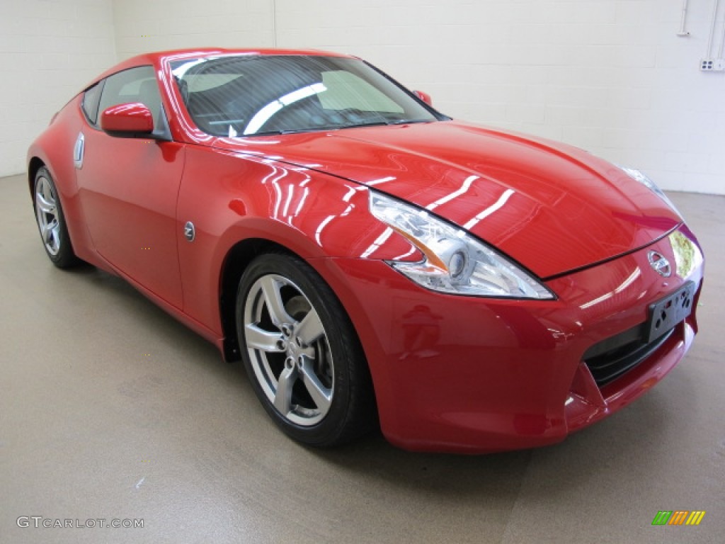 2009 370Z Touring Coupe - Solid Red / Gray Leather photo #1