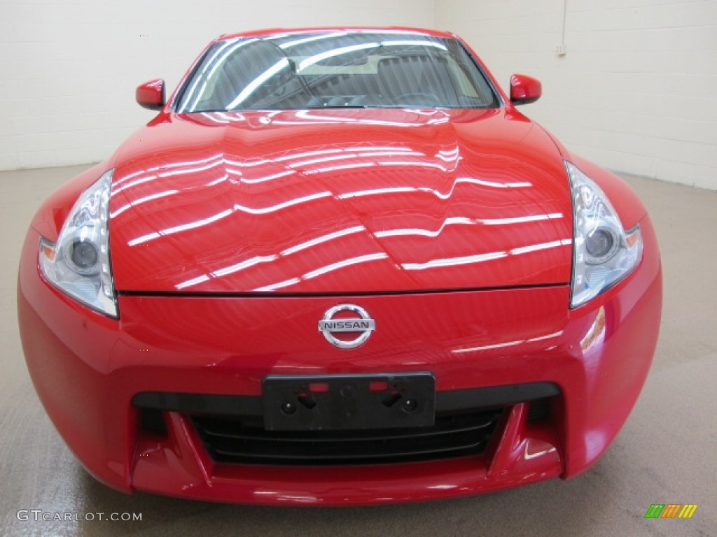 2009 370Z Touring Coupe - Solid Red / Gray Leather photo #2