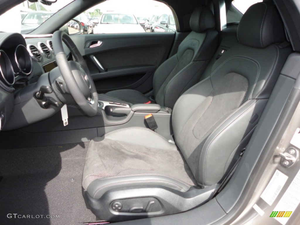 Black Interior 2012 Audi TT 2.0T quattro Roadster Photo #66593752