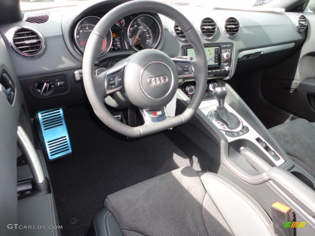 2012 Audi TT 2.0T quattro Roadster Black Dashboard Photo #66593767