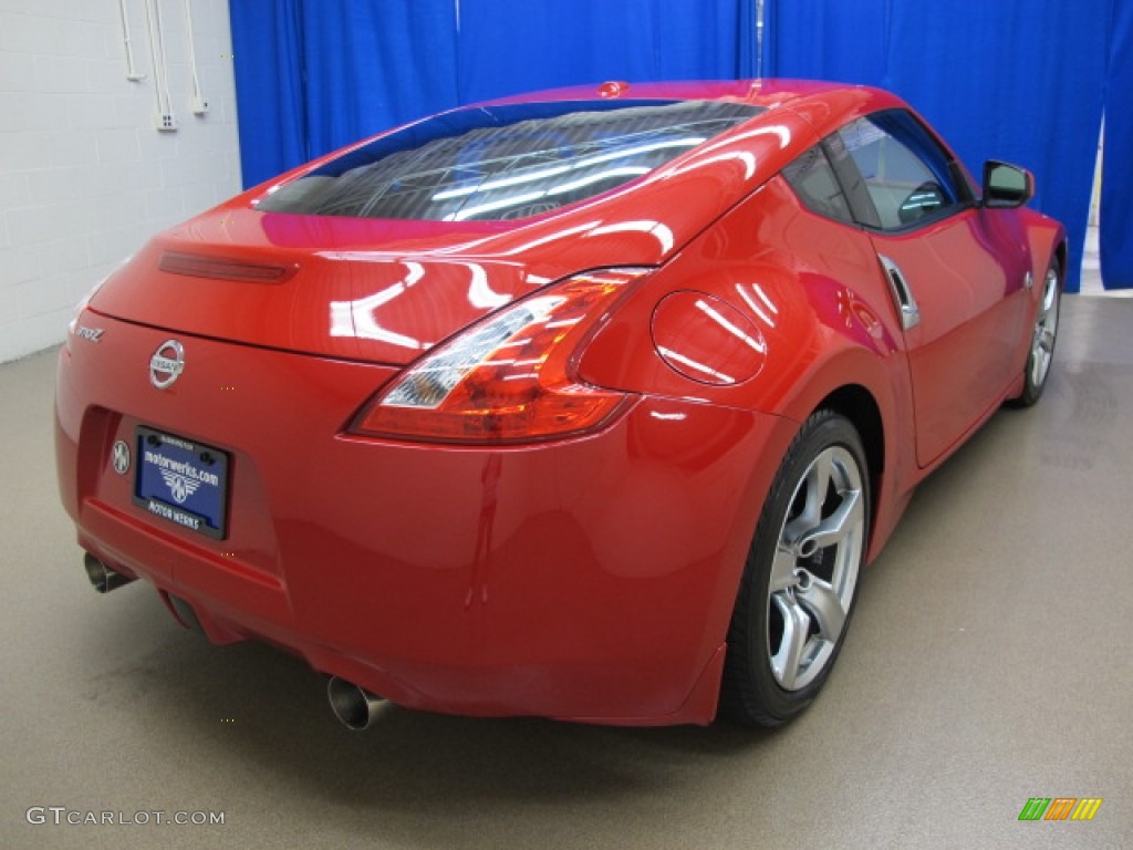 2009 370Z Touring Coupe - Solid Red / Gray Leather photo #9