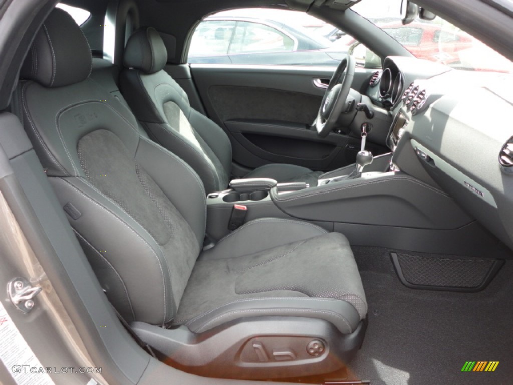 Black Interior 2012 Audi TT 2.0T quattro Roadster Photo #66593776