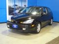 2003 Pitch Black Ford Focus ZX3 Coupe  photo #3