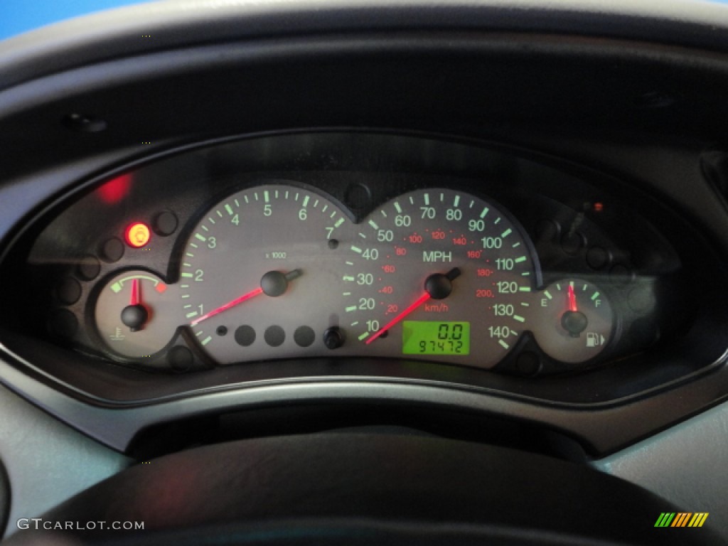 2003 Ford Focus ZX3 Coupe Gauges Photo #66594744