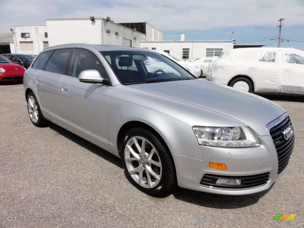 Ice Silver Metallic 2009 Audi A6 3.0T quattro Avant Exterior Photo #66596029