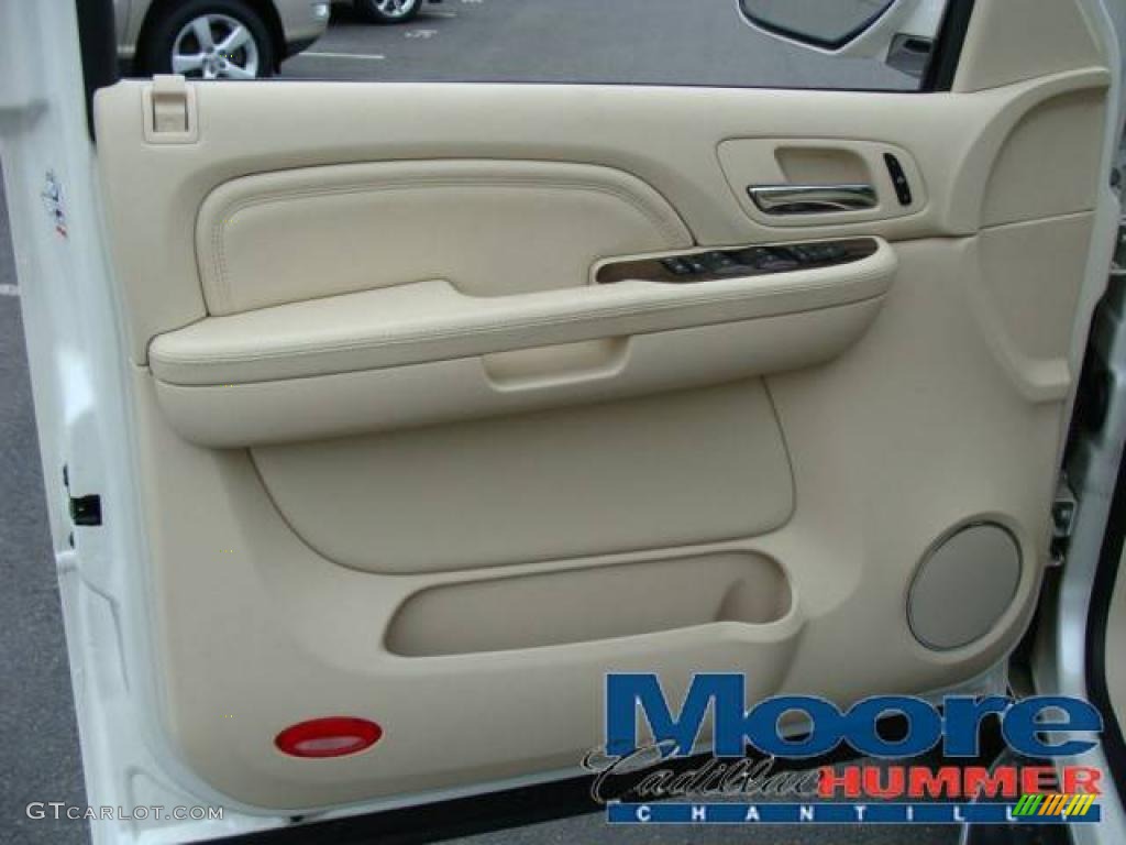 2008 Escalade ESV AWD - White Diamond / Cocoa/Light Cashmere photo #16