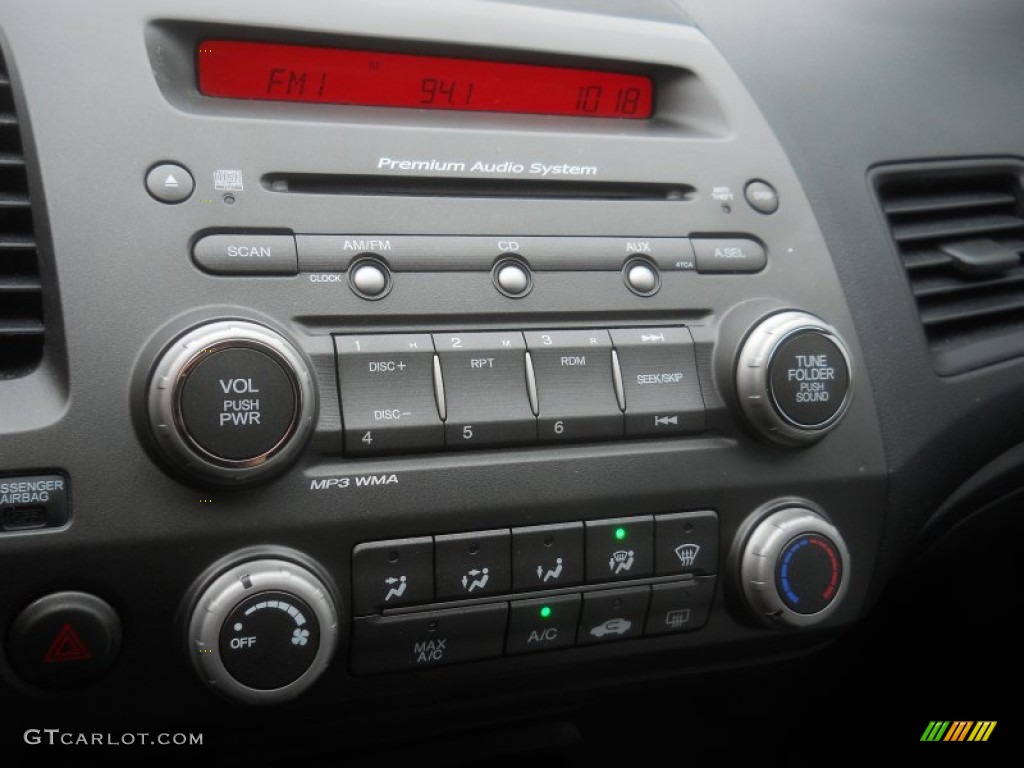 2009 Honda Civic Si Coupe Controls Photo #66596695